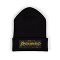 Distempered Embroidered Cuffed Beanie