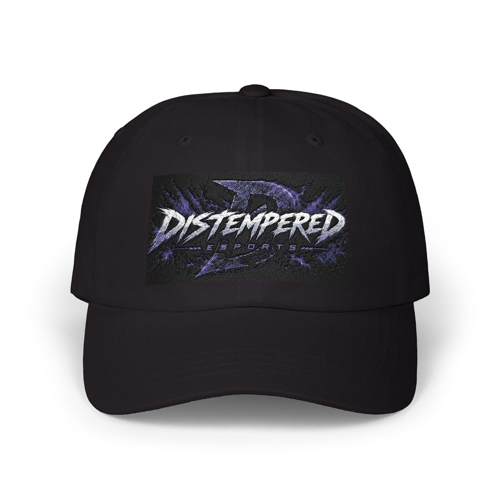 Dad Cap — Distempered Retro Grunge Logo Hat