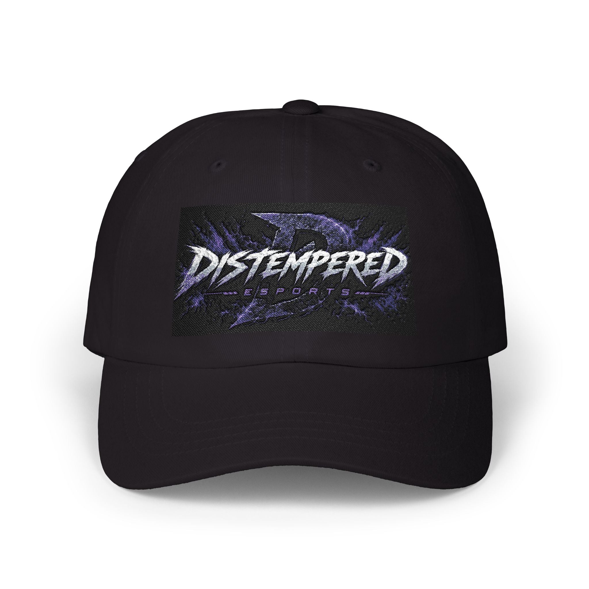 Dad Cap — Distempered Retro Grunge Logo Hat