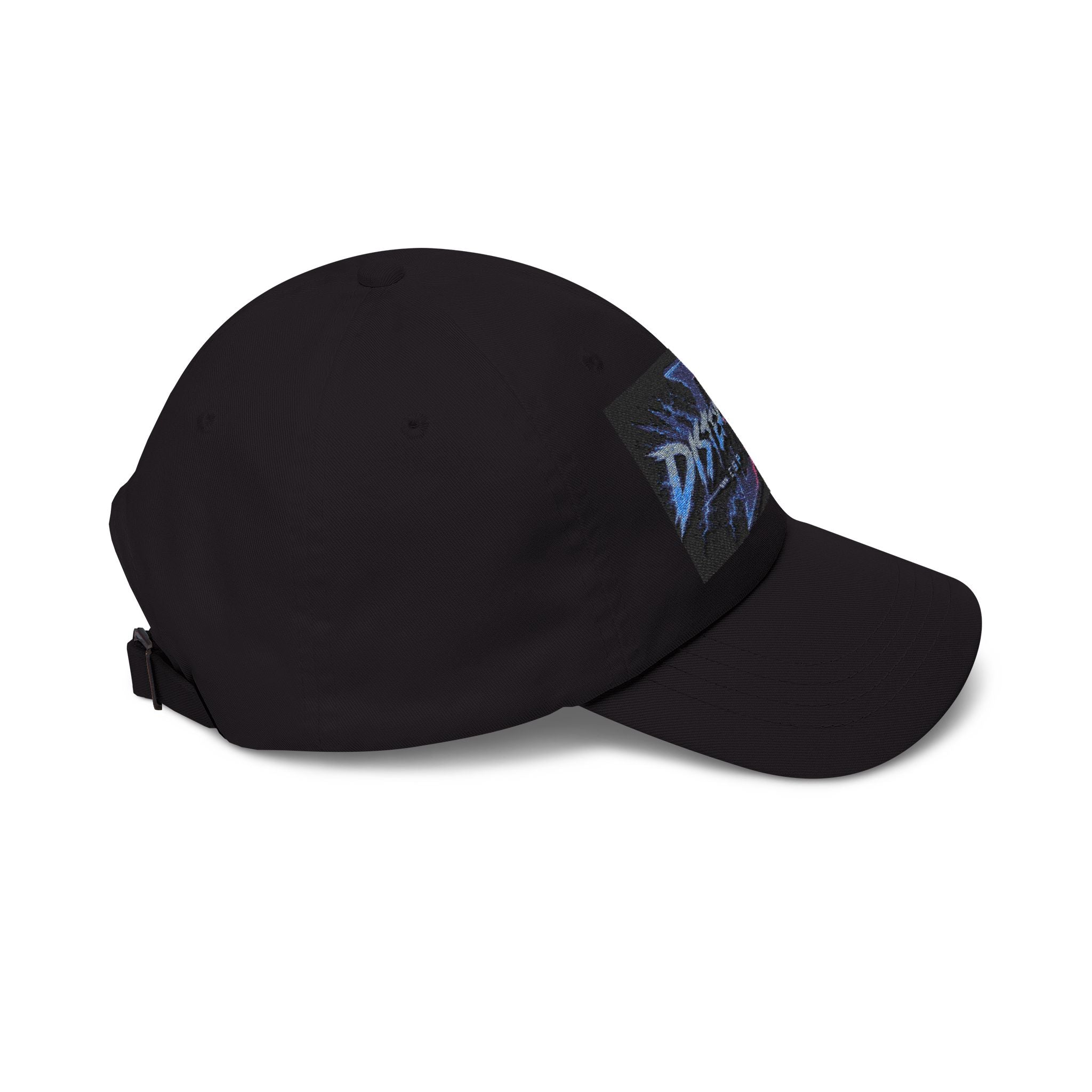 Distempered Cap — Retro Neon Logo Baseball Hat