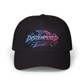 Distempered Cap — Retro Neon Logo Baseball Hat