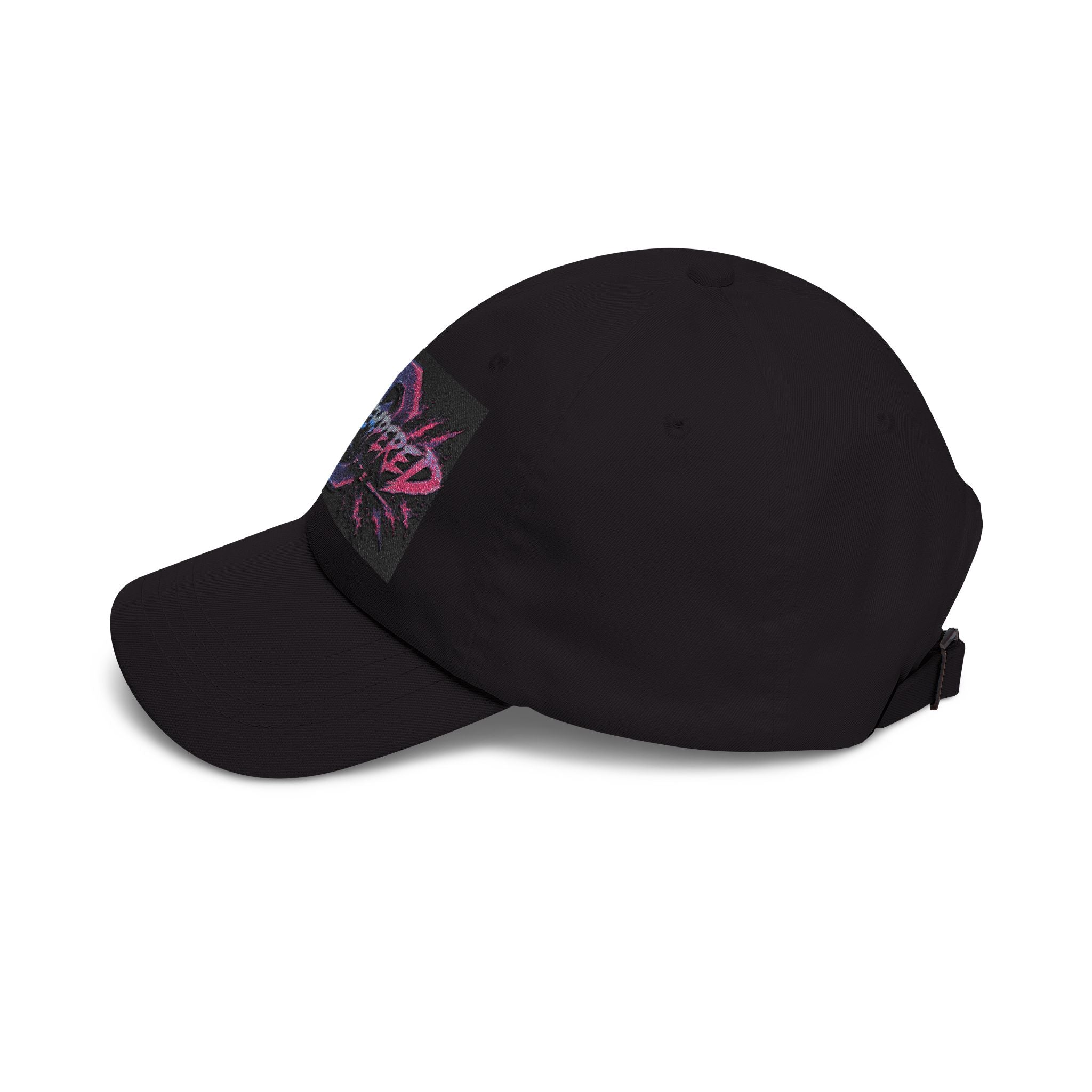 Distempered Cap — Retro Neon Logo Baseball Hat