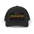 Retro Vaporwave Trucker Cap — 'Deathwish' Neon Shark Snapback