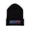 Distempered Embroidered Cuffed Beanie