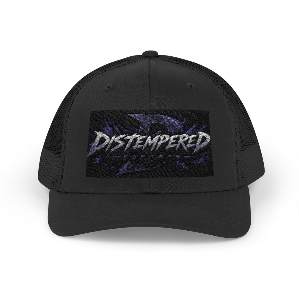 Trucker Cap — Distempered Glitch Logo Snapback